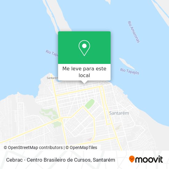 Cebrac - Centro Brasileiro de Cursos mapa