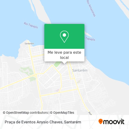Praça de Eventos Anysio Chaves mapa