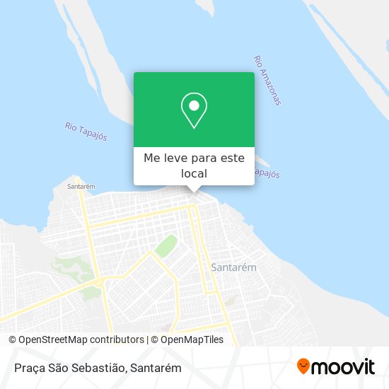 Praça São Sebastião mapa