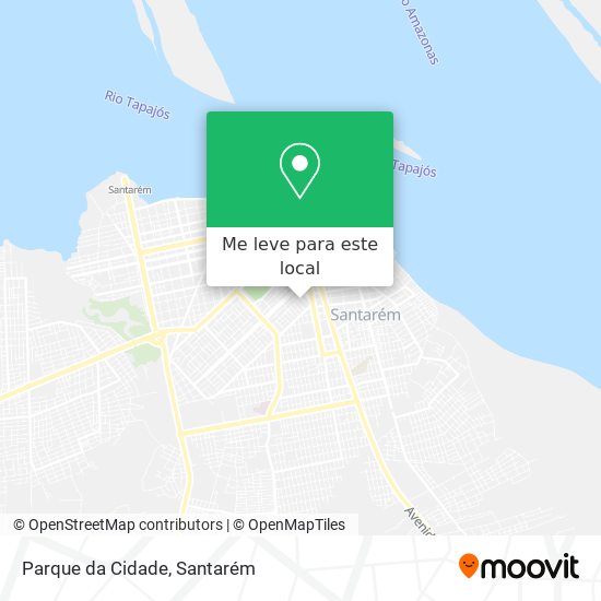 Parque da Cidade mapa