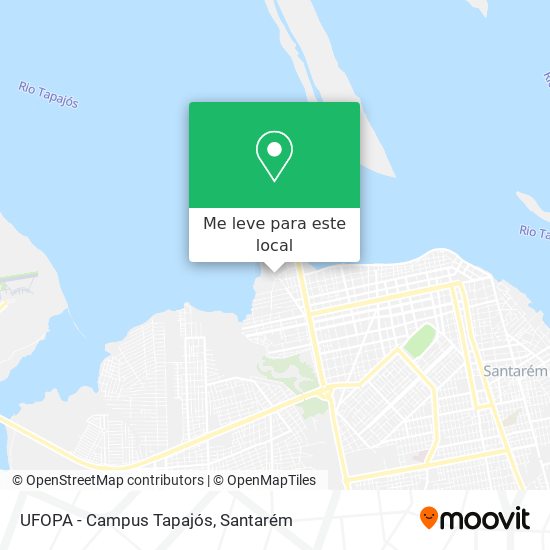 UFOPA - Campus Tapajós mapa