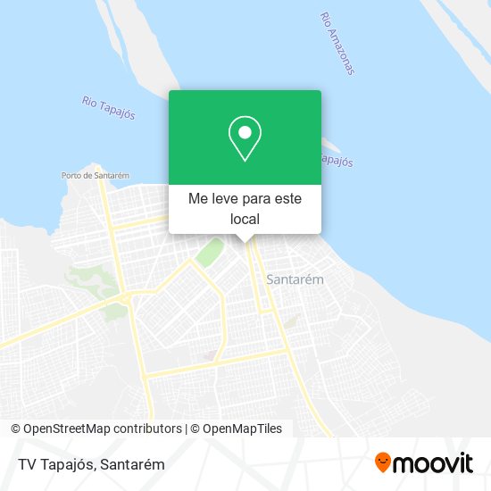 TV Tapajós mapa