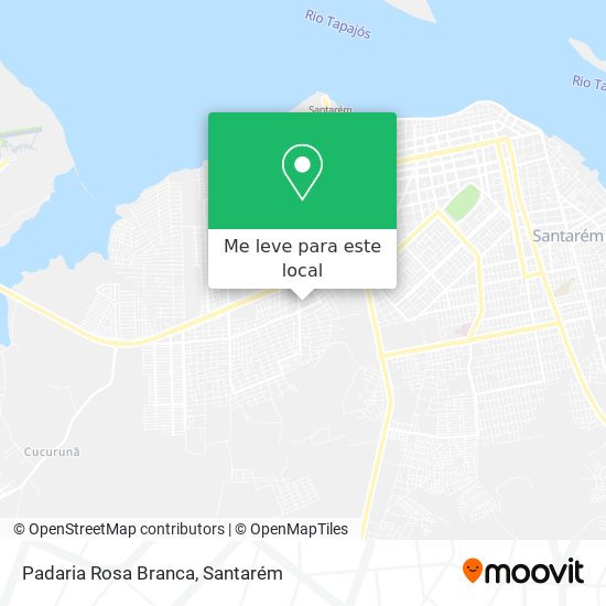 Padaria Rosa Branca mapa