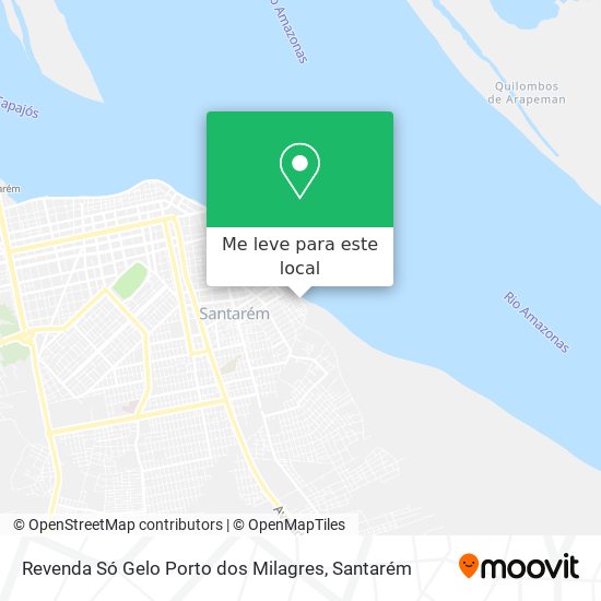 Revenda Só Gelo Porto dos Milagres mapa