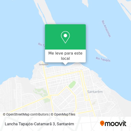 Lancha Tapajós-Catamarã 3 mapa