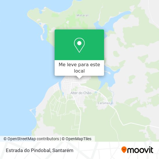 Estrada do Pindobal mapa