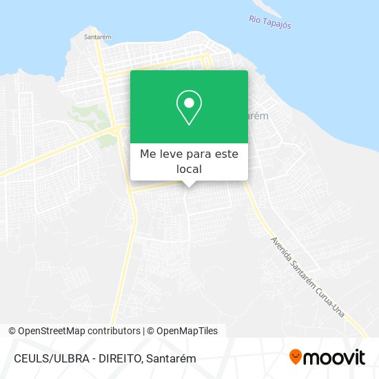 CEULS/ULBRA - DIREITO mapa