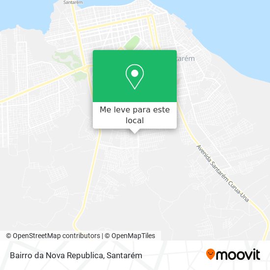 Bairro da Nova Republica mapa