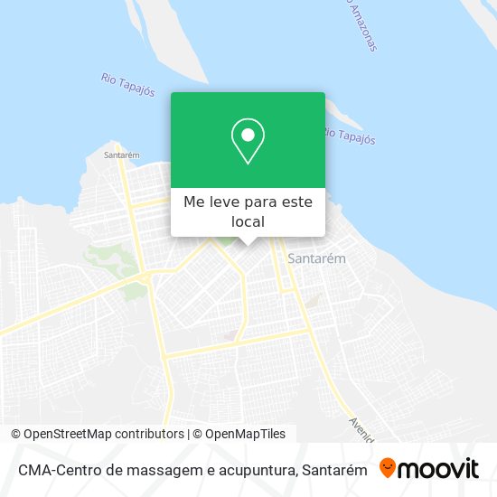 CMA-Centro de massagem e acupuntura mapa