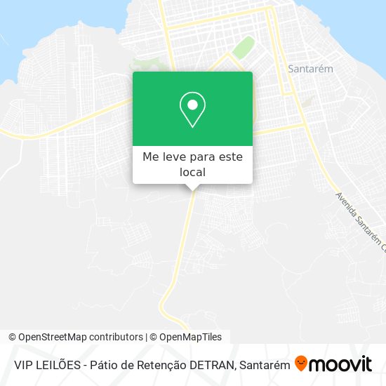 VIP LEILÕES - Pátio de Retenção DETRAN mapa
