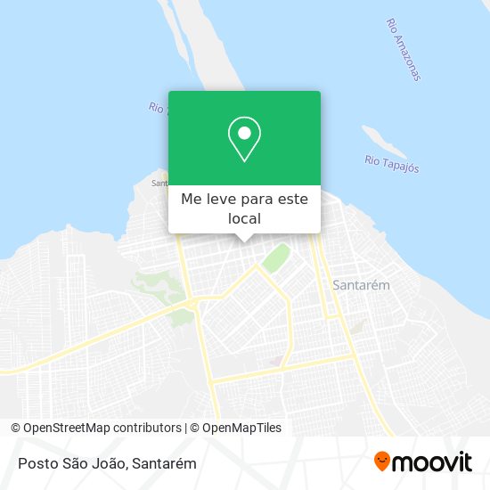 Posto São João mapa