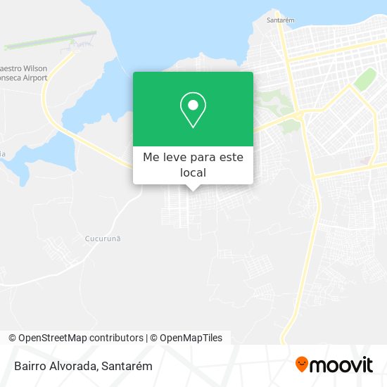 Bairro Alvorada mapa