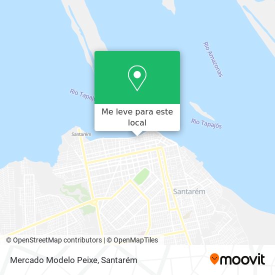 Mercado Modelo Peixe mapa