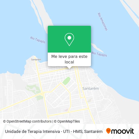 Unidade de Terapia Intensiva - UTI - HMS mapa