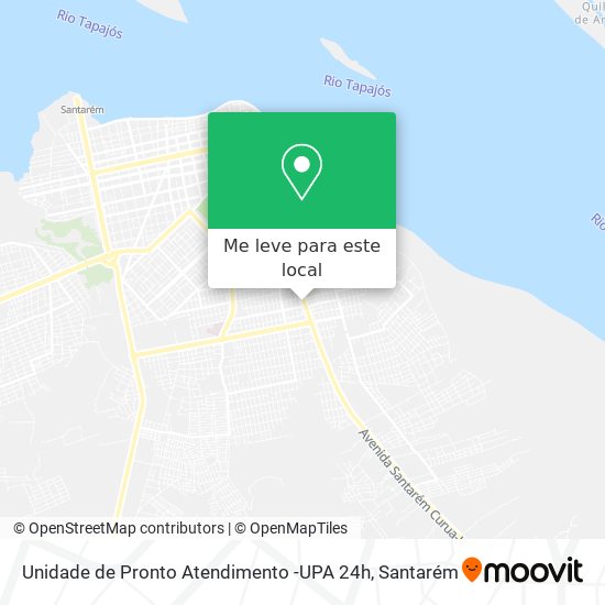 Unidade de Pronto Atendimento -UPA 24h mapa