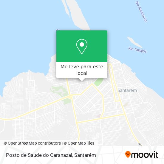 Posto de Saude do Caranazal mapa