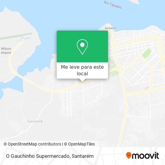 O Gauchinho Supermercado mapa