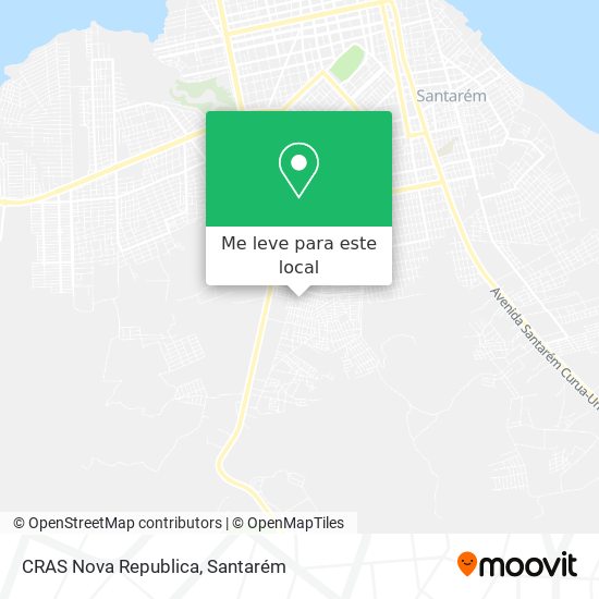 CRAS Nova Republica mapa