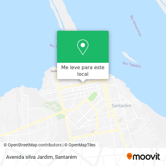 Avenida silva Jardim mapa