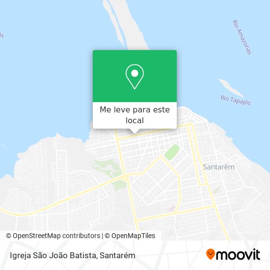 Igreja São João Batista mapa