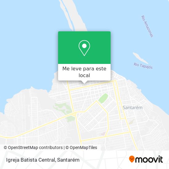 Igreja Batista Central mapa