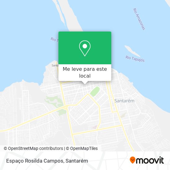 Espaço Rosilda Campos mapa