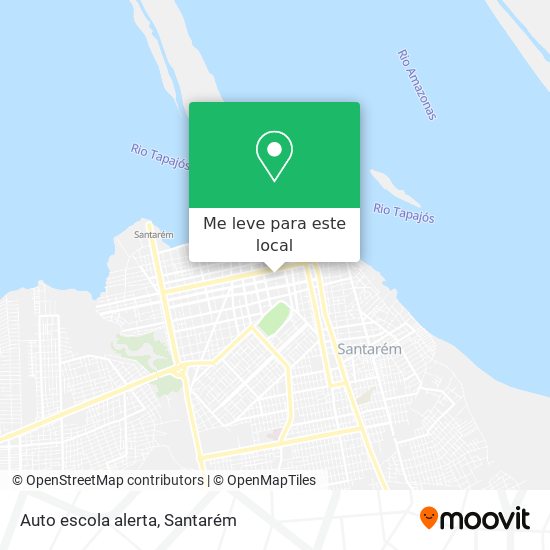 Auto escola alerta mapa
