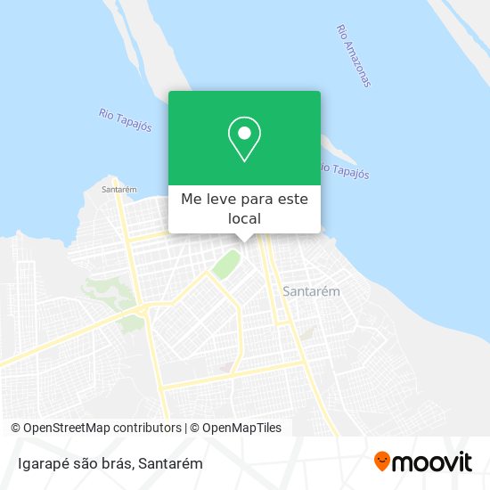 Igarapé são brás mapa