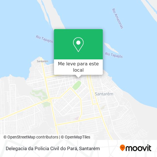 Delegacia da Policia Civil do Pará mapa