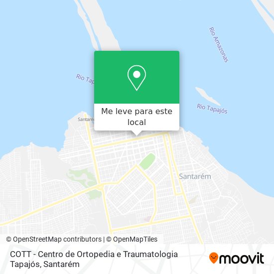 COTT - Centro de Ortopedia e Traumatologia Tapajós mapa