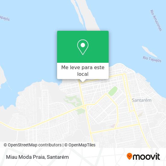 Miau Moda Praia mapa