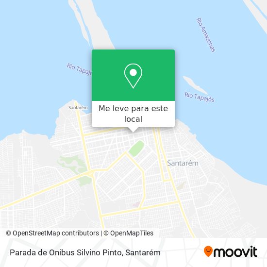 Parada de Onibus Silvino Pinto mapa