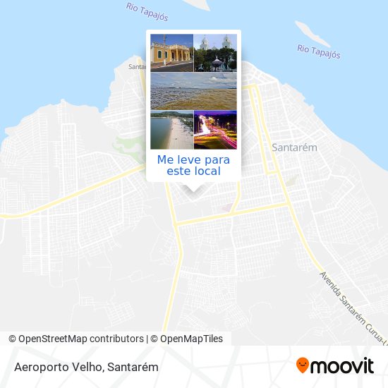 Aeroporto Velho mapa