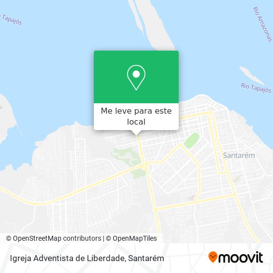 Igreja Adventista de Liberdade mapa