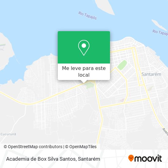Academia de Box  Silva Santos mapa