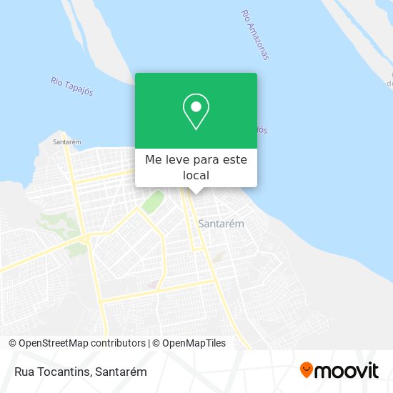 Rua Tocantins mapa