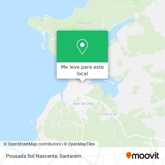 Pousada Sol Nascente mapa