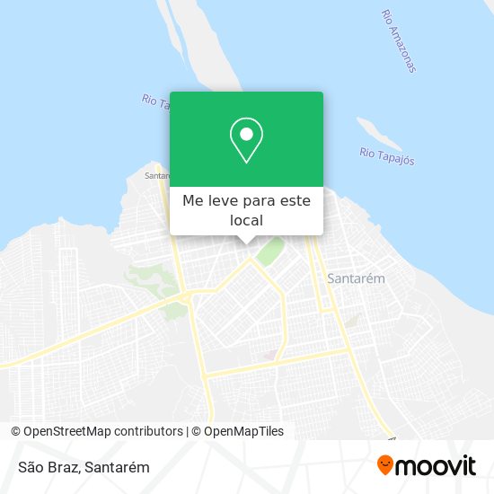 São Braz mapa