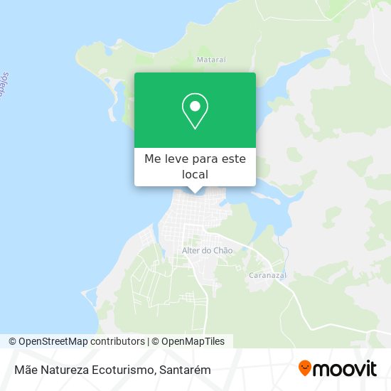 Mãe Natureza Ecoturismo mapa