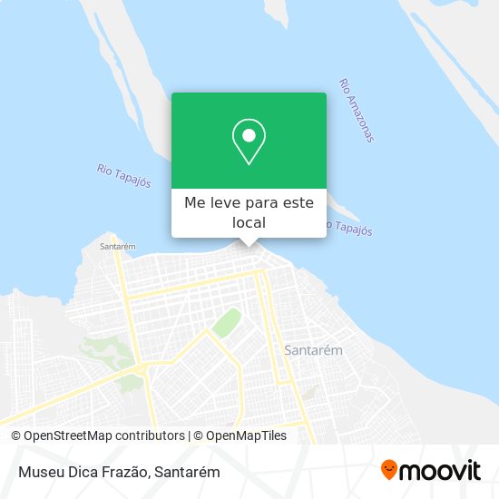 Museu Dica Frazão mapa