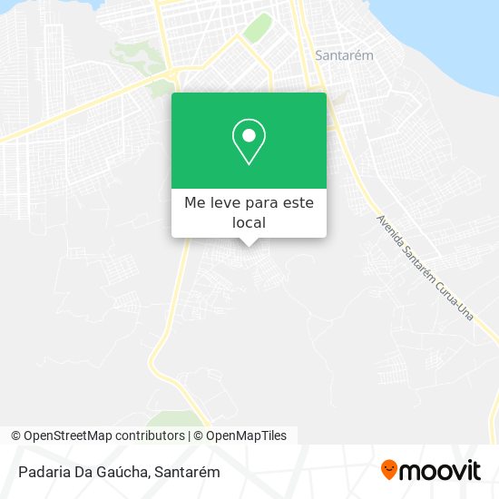 Padaria Da Gaúcha mapa