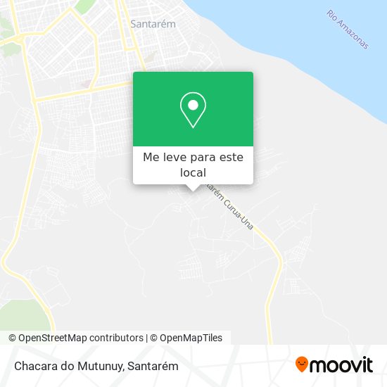 Chacara do Mutunuy mapa
