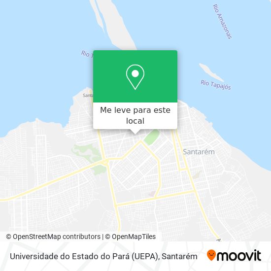 Universidade do Estado do Pará (UEPA) mapa