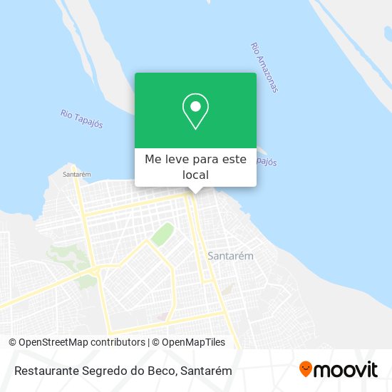 Restaurante Segredo do Beco mapa