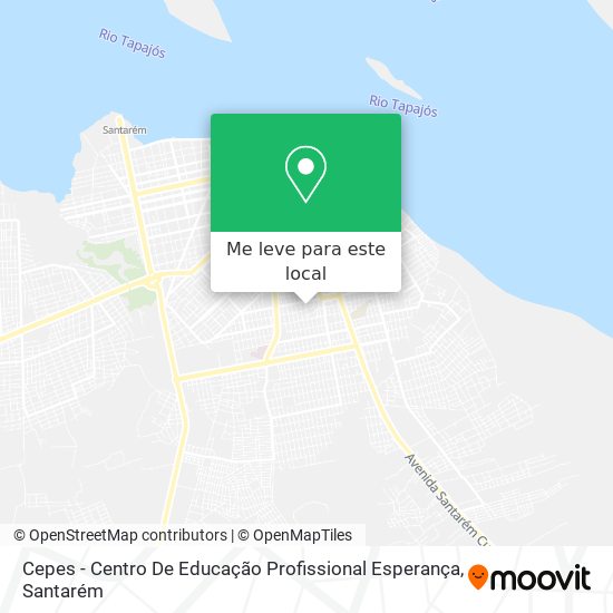 Cepes - Centro De Educação Profissional Esperança mapa