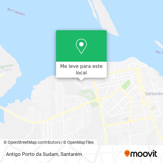 Antigo Porto da Sudam mapa