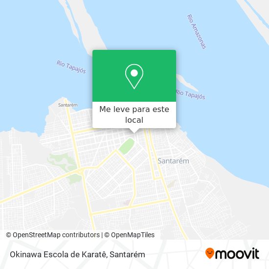 Okinawa Escola de Karatê mapa