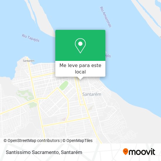 Santíssimo Sacramento mapa
