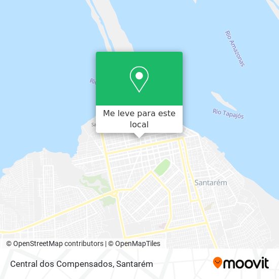 Central dos Compensados mapa