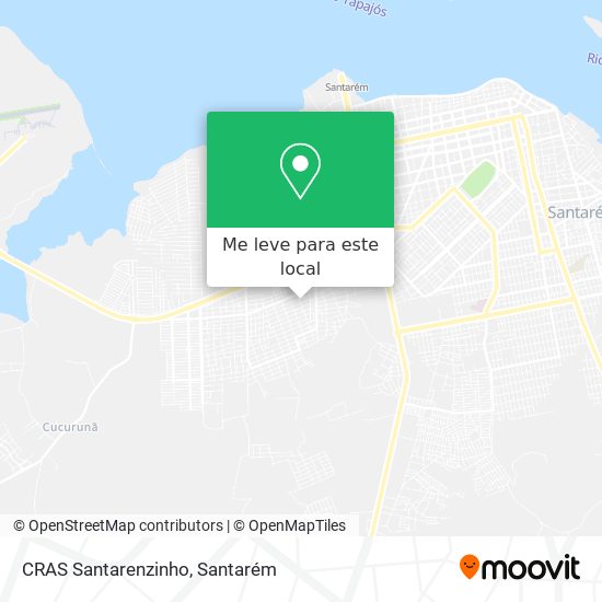 CRAS Santarenzinho mapa